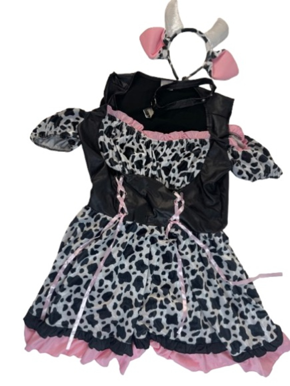 Spirit Halloween Cow Costume Dress - Picture 3 of 9